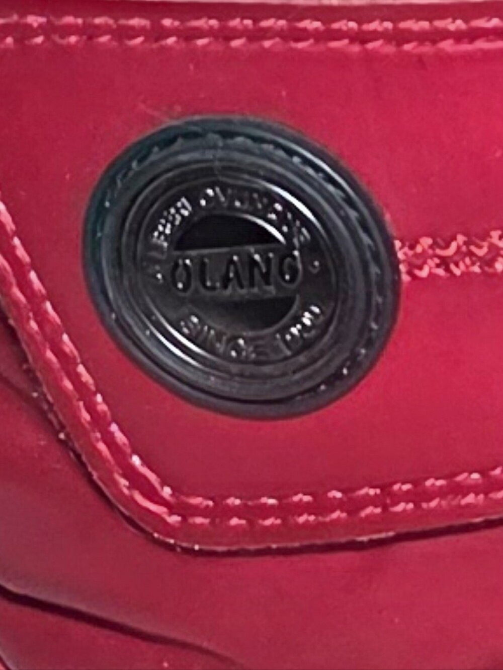 Olang Italy Red Quilted Puffer Winter Snow Boots EU 38 US 8 OC System Ice Grips - Picture 11 of 12